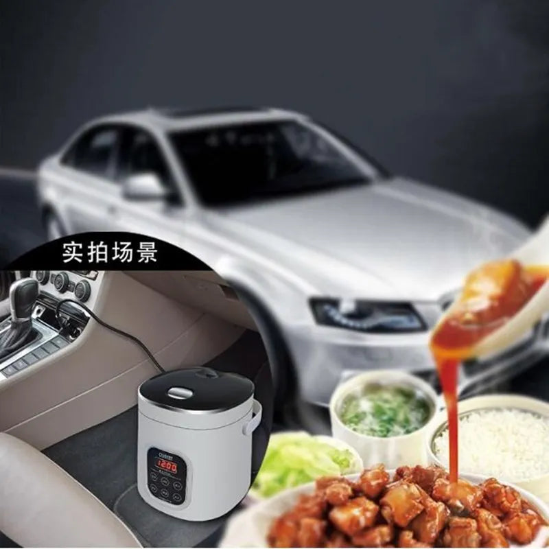 Dual-Voltage Car and Home Rice Cooker