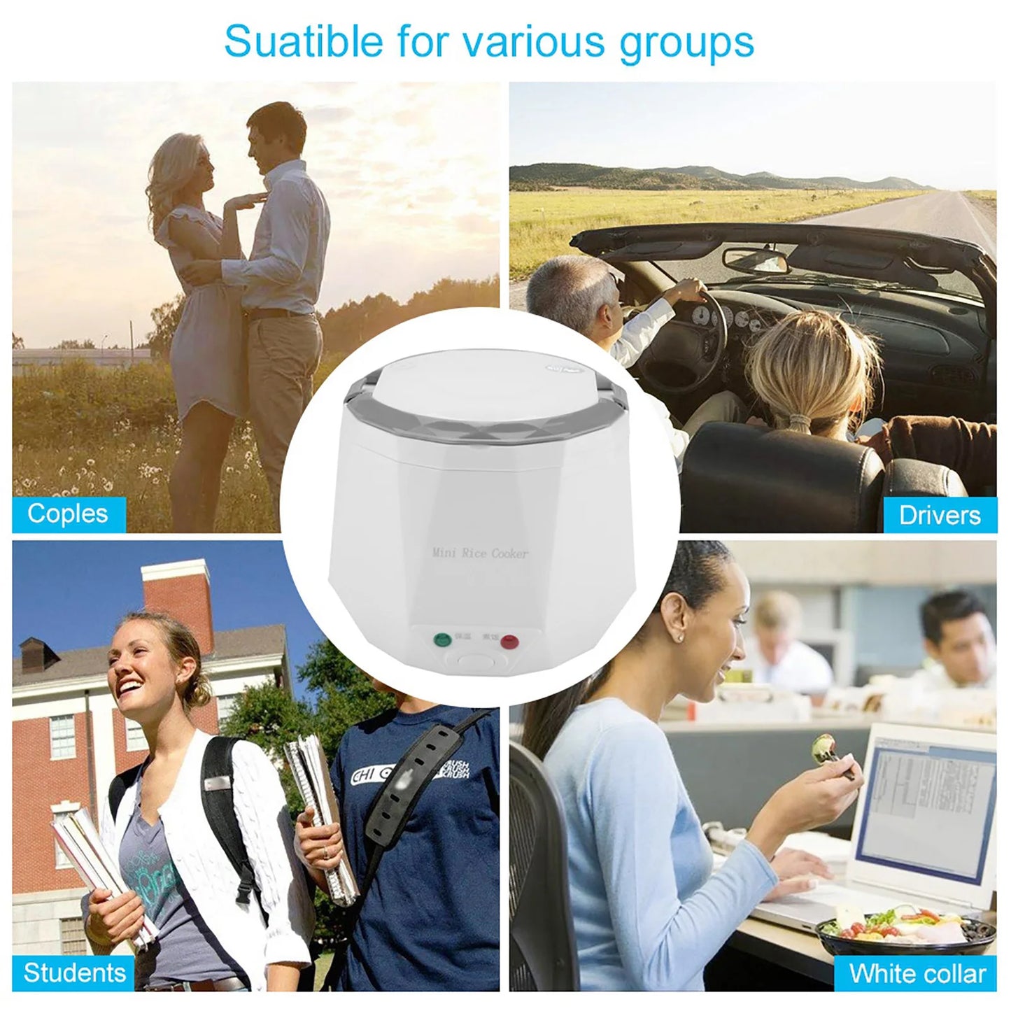 24V Portable Electric Rice Cooker